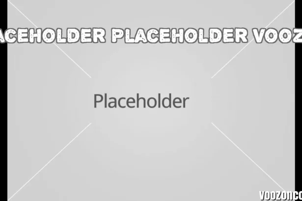 Placeholder Placeholder Voozon