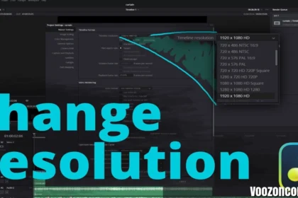 DaVinci Resolve Resolution Settings